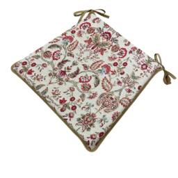 Morris Tapestry - William Design Tapered Tie-On Seat Pad. Garden/Patio/Kitchen/Dining - thumbnail 3