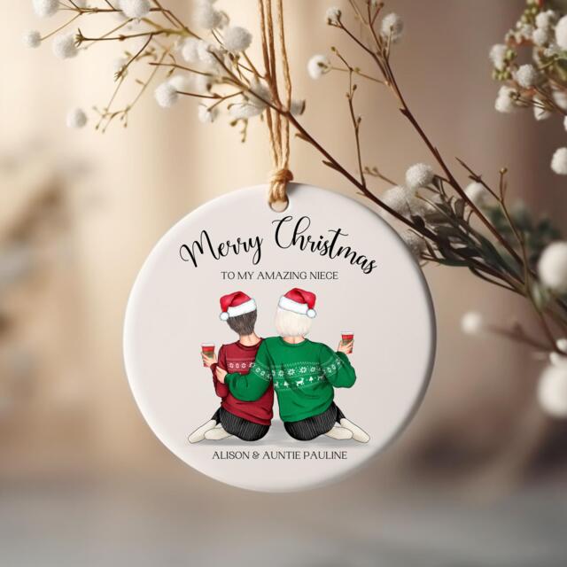 Christmas Bauble Gift For Niece From Auntie, At Christmas, Gifts, Auntie & Ornament - image 1