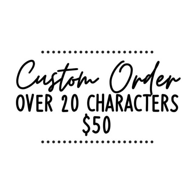 Custom Doormat - Personalized Orders Over 25 Characters - image 1