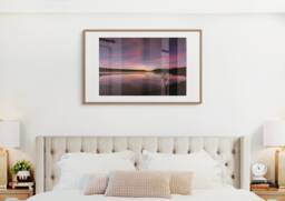 Big Bear Lake Sunset Photo Print, Southern California Wall Art - thumbnail 1