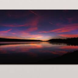 Big Bear Lake Sunset Photo Print, Southern California Wall Art - thumbnail 3