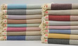 "Personalized Beach Towel Gift, Turkish Blanket, Bedspread, Wedding Favors, 79""x95" - thumbnail 1