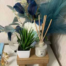 Wooden Display Shelf Freestanding Home Decor, Small Kitchen Shelf - thumbnail 3
