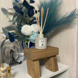 Wooden Display Shelf Freestanding Home Decor, Small Kitchen Shelf - thumbnail 2