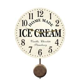 Ice Cream Wall Clock - Retro Kitchen - thumbnail 2