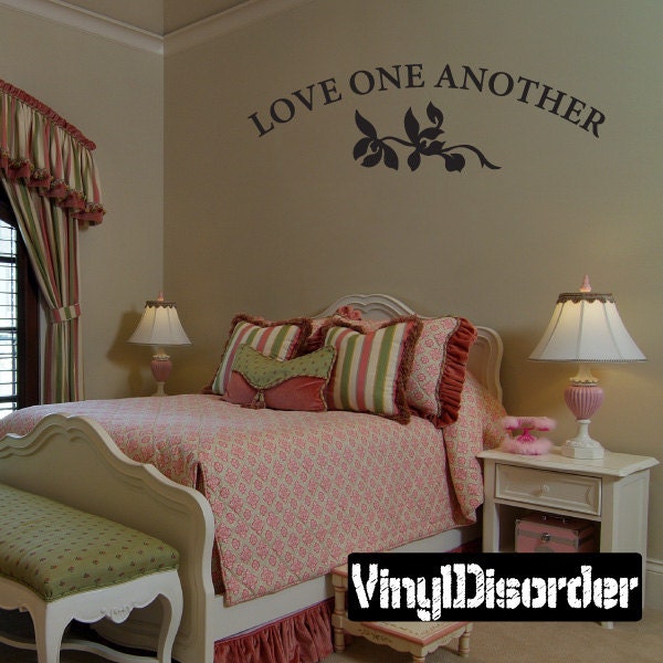 Love One Another - Vinyl Wall Decal Quotes Sticker Fa052Loveonei8Et - image 1