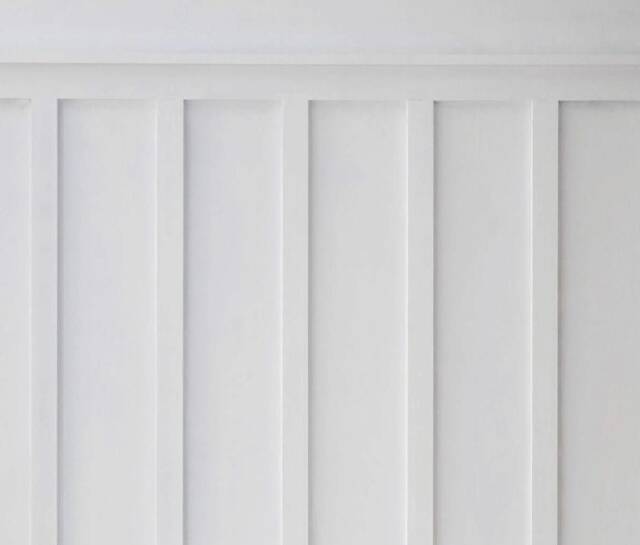 Modern Shaker Wall Panelling Kit Narrow Strip, Primed Mdf, Bespoke Sizing