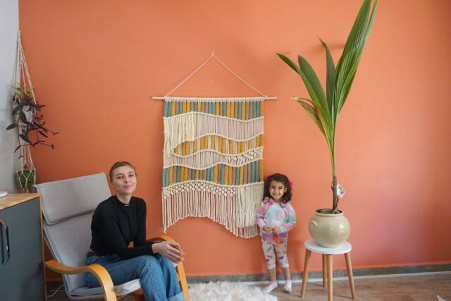 Large Macrame Wall Hanging, Hand Woven Tapestry Contemporary Fiber Art, Modern Weaving Hanging - image 1