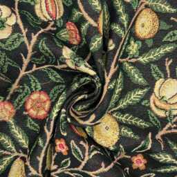 Custom Made William Morris Pomegranate Ebony Blackout/Lining Curtains 3 - thumbnail 3