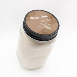 Shaver Lake -- Scented Soy Candle California Vanilla Cinnamon Nutmeg Cardamon Caramel Handmade Handpoured - thumbnail 4