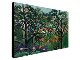 Exotic Forest By Henri Rousseau - Wrapped Frame Canvas Rolled Photo/Poster Print - thumbnail 1