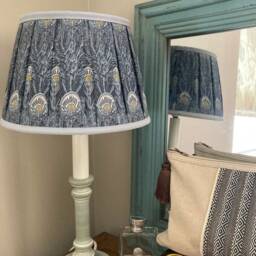 Box Pleated French Drum Lampshade in Liberty Fabric - thumbnail 3