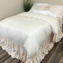 Sundress Duvet Cover With Mermaid Long Ruffles, Dreamy Elegant - thumbnail 2