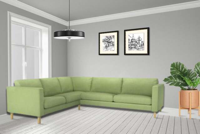 Karlstad Sofa Cover, Ikea 2+2 Corner Replacement Slipcover, Couch