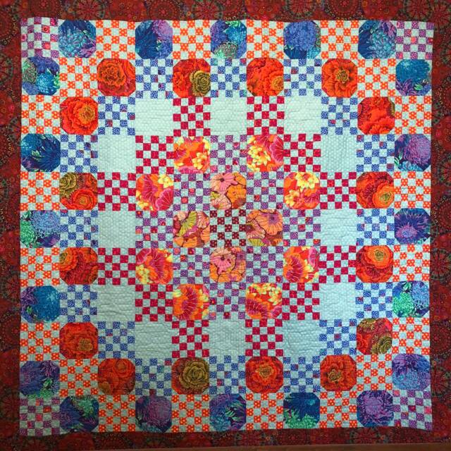 Kaffe Boho Orange Peel Queen Sized Quilt & 2 Free Pillowcases 19017 T2 - image 1