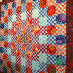 Kaffe Boho Orange Peel Queen Sized Quilt & 2 Free Pillowcases 19017 T2 - thumbnail 3