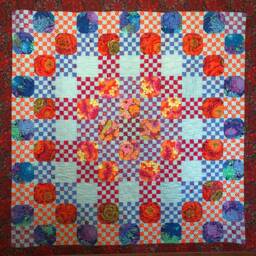 Kaffe Boho Orange Peel Queen Sized Quilt & 2 Free Pillowcases 19017 T2 - thumbnail 1