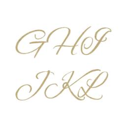 Alex Brush Unfinished Wooden Letter - Script Wall Art For Nursery, Wedding, Crafts, Diy Decor - thumbnail 2