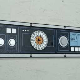 Large Sci-Fi Control Panel Prop Futuristic Wall Art - thumbnail 4