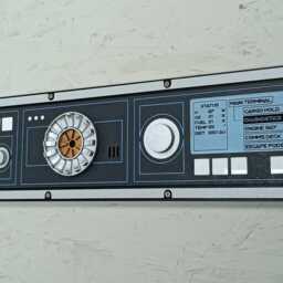 Large Sci-Fi Control Panel Prop Futuristic Wall Art - thumbnail 3