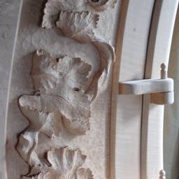 Fairytale Dresser, Bespoke Furniture, Handmade Kitchen Functional Sculpture, Art Wood Organic Sculpture - thumbnail 2