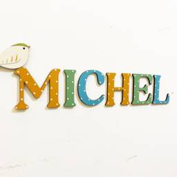 Personalized Wooden Name Sign, Nursery Wall Decor Letters - thumbnail 3