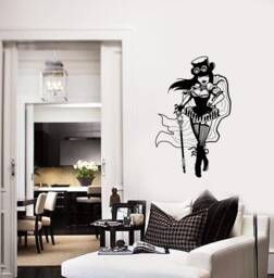 Steampunk Girl Vinyl Wall Decal Science Fiction Home Room Decor Stickers Mural - #2821Di - thumbnail 1