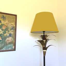 Yellow Cotton Empire Lampshade Sunny Ceiling Light Shade