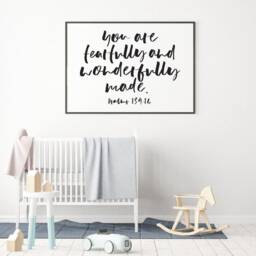 Wall Art Nursery, Decor Artwork For Large Nursery Decor, Baby's Room Editable - thumbnail 1