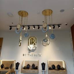 Harmony Concrete, Brass & Rattan Pendant Lighting - thumbnail 4
