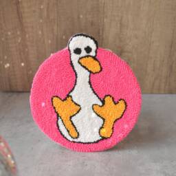 Punch Needle Duck Wall Art Neon Cartoon Decor - thumbnail 2
