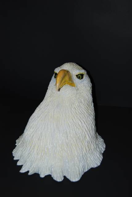 Handmade Paper Mache Bald Eagle - image 1