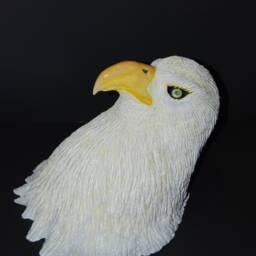 Handmade Paper Mache Bald Eagle - thumbnail 3