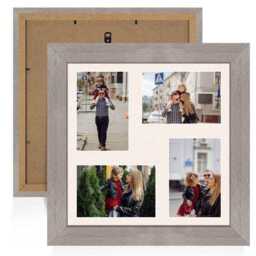 Multi Aperture Picture Frame 12x12 Holds 4 Photo Family Collage in Modern Style - Hold - 6x4 Photos - thumbnail 1