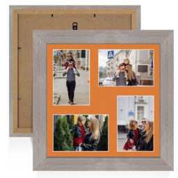 Multi Aperture Picture Frame 12x12 Holds 4 Photo Family Collage in Modern Style - Hold - 6x4 Photos - thumbnail 4