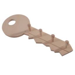 Wooden Decorative Key Holders - Various Designs Hanging Boxes Cabinet Wall Mounted Entryway Hooks Key's Rack Organiser Paintable Wood - thumbnail 3