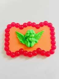 Cherub Angel Baby Wall Hanging/Dopamine D??cor/Pop Art/Maximalist D??cor/Unique Gift/Resin Art/Rainbow Decor/Cupid/Unique Gift