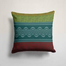 Rug Print Cushion Cover/Farmhouse Rug Pillow Case/Ethnic Colorful Living Room Case/Authentic Rustic Case/Gift For Her Friend - thumbnail 2