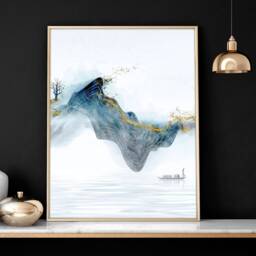 Living Room Wall Decor, Home Decor Wall Hanging, Japanese Art New Gift, Office Decor Zen Garden Set Of 3 Prints - thumbnail 2