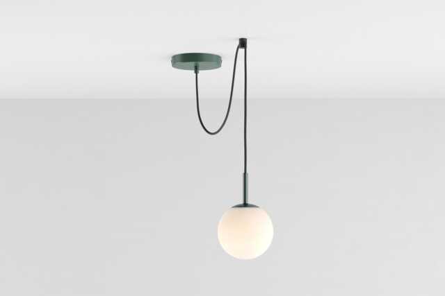 Zoe Ceiling Pendant Hanging Light Dark Green Kitchen Island Fixture Lamp Shade - image 1