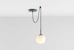 Zoe Ceiling Pendant Hanging Light Dark Green Kitchen Island Fixture Lamp Shade