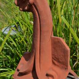 Daisy Sunflower Roof Finial - 90 Degree Angled Ridge Tile - thumbnail 3