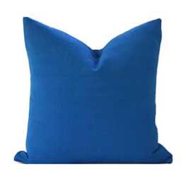Outdoor Pillow Cover With Zippers, Easy To Use & Washable, Pick Your Favorite Blue - thumbnail 3