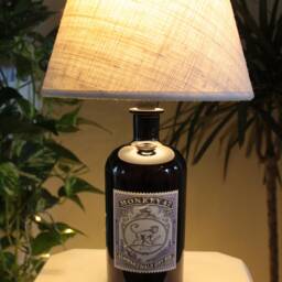 Monkey 47 - Handcrafted Bottle Lamp. Handmade Table Lamp, Gin Lover Gift Idea, Bottle Lamp - thumbnail 3