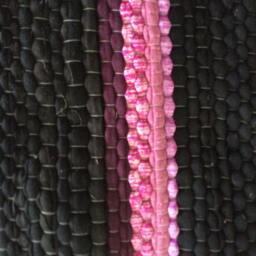 "Small Rag Rug, Chindi Style, Boho Chic Hippie Rugs, Colorful Cotton Bath Mat, Area Woven Loom Rug 17""x27" - thumbnail 2