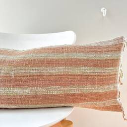 Brown Dot Block Print Mudcloth Hmong Pillow Case - thumbnail 2