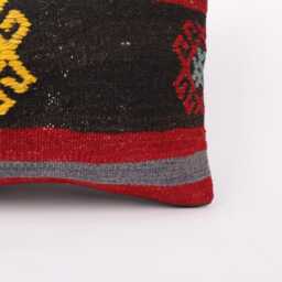 Bohemian Kilim Lumbar Pillow Cover Ethnic Sofa Cushion - 12x24 - thumbnail 2
