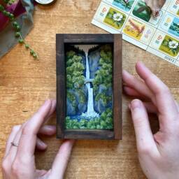 Multnomah Falls Diorama Print - thumbnail 4