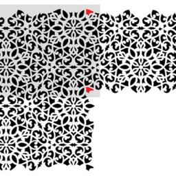 Wall Stencil Moroccan Allover Pattern Ceuta For Accent Room Diy Decor - thumbnail 4