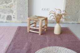 Large Bi-Color Pink Rug 170x240cm, Area Rug, Living Room Bedroom Nursery Contemporary Girl Decoration - thumbnail 1